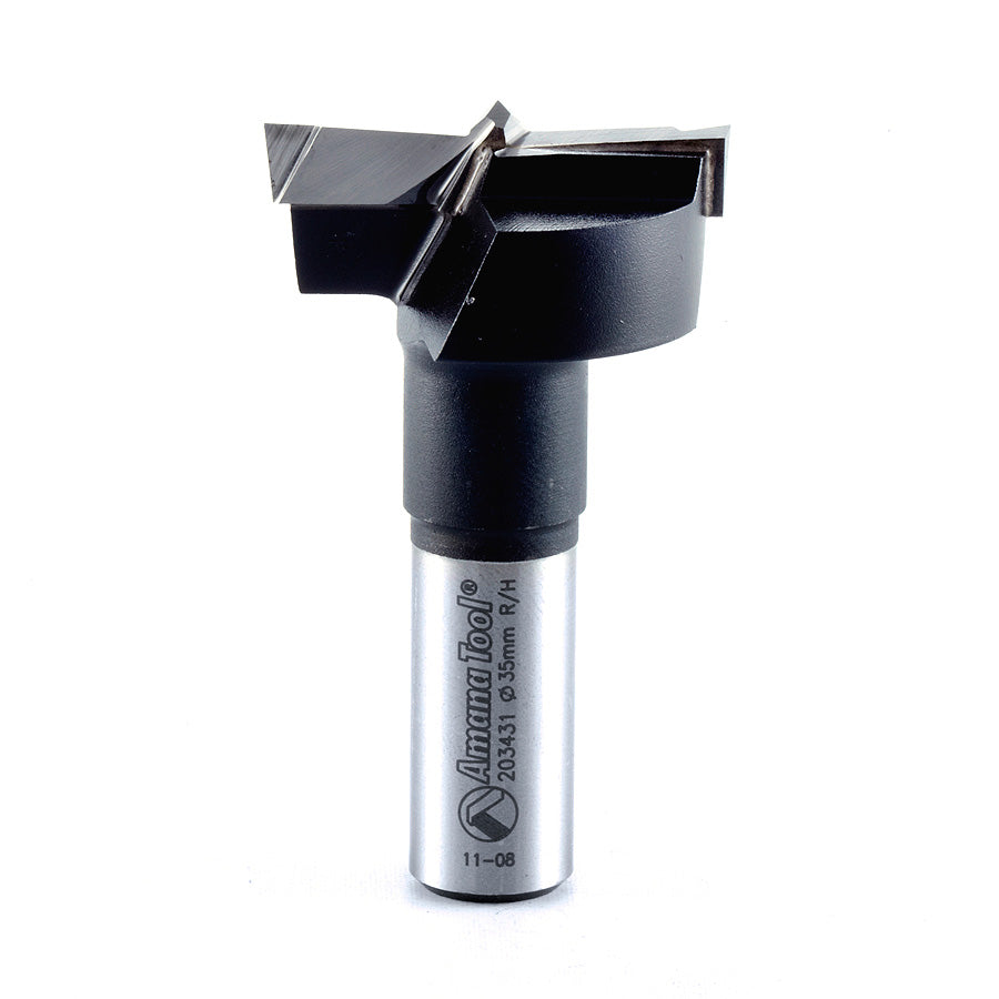 Amana Tool Hinge Boring Bits 60mm Long for Routers