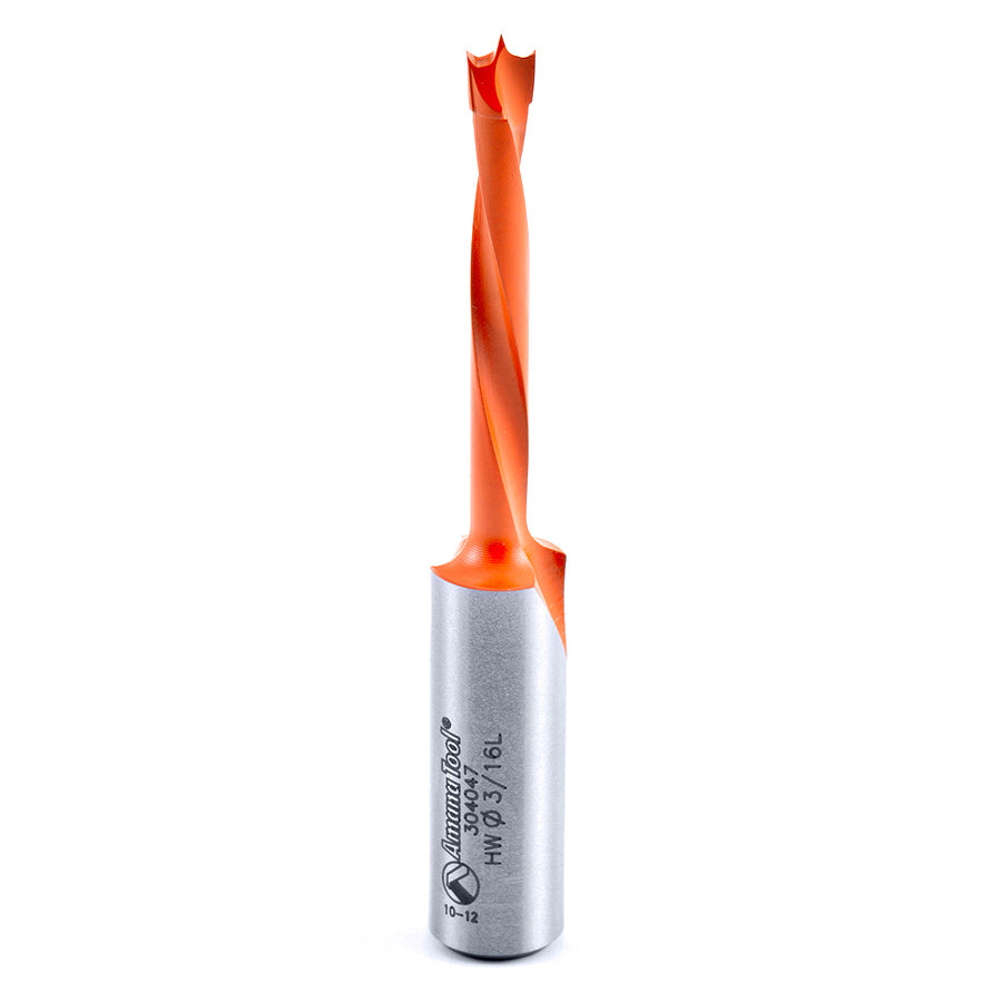 Amana Tool 70mm Long Brad Point Boring Bits