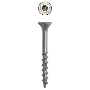 SPAX Exterior Multi-Material T-Star Plus Wood Screws - Flat Head, Partial Thread, HCR-X Coating