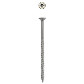 SPAX Exterior Multi-Material T-Star Plus Wood Screws - Flat Head, Partial Thread, HCR-X Coating