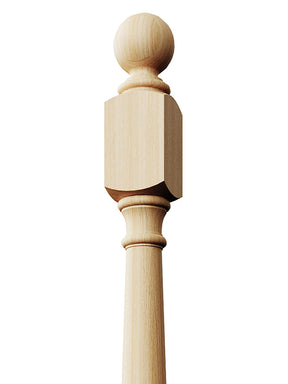 Colonial 4010BT Series Ball Top Newel Post (3")
