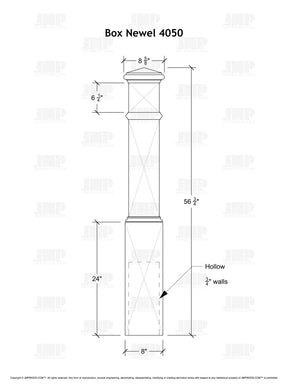 Box Newel 4050 (8")
