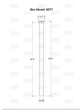 Box Newel 4077 (3-1/2")