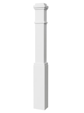 Box Newel 4091M - Mission Style (6-1/4")