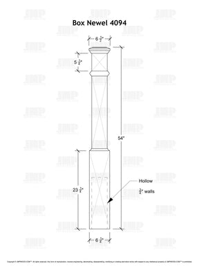 Box Newel 4094 (6-1/4")