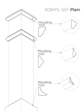 Box Newel 4094 (6-1/4")