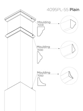 Box Newel 4095 (7-1/2")