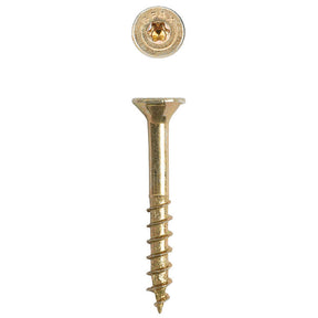 SPAX Multi-Material T-Star Plus Flat Head Screws - Yellow Zinc