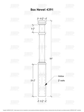 Box Newel 4391 (5-1/2")