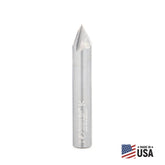 #option_45733 - V-Groove 60 Deg x 1/2 Dia x 1/2 x 1/2 Inch Shank