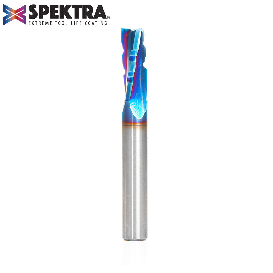 #option_46151-K - 3/8 Dia x 1 x 3/8 Shank x 3 Inch Long Slow Helix Up-Cut