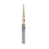 #option_46281 3.6 Deg Tapered Angle Ball Tip 1/16 Dia x 1/32 Radius x 1-1/2 x 1/4 Shank x 3 Inch Long x 3 Flute Up-Cut Spiral