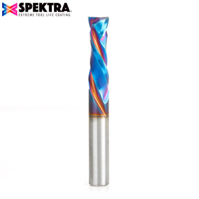 Amana Tool Solid Carbide Spektra™ Extreme Tool Life Coated Compression Spiral CNC Router Bits for Baltic Birch Plywood