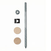 Wood Newel Post Fastener Mounting Kit 5057