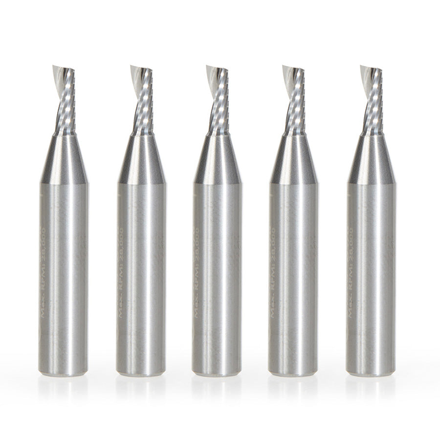 Amana Tool Solid Carbide Aluminum Spiral 'O' Flute CNC Router Bits