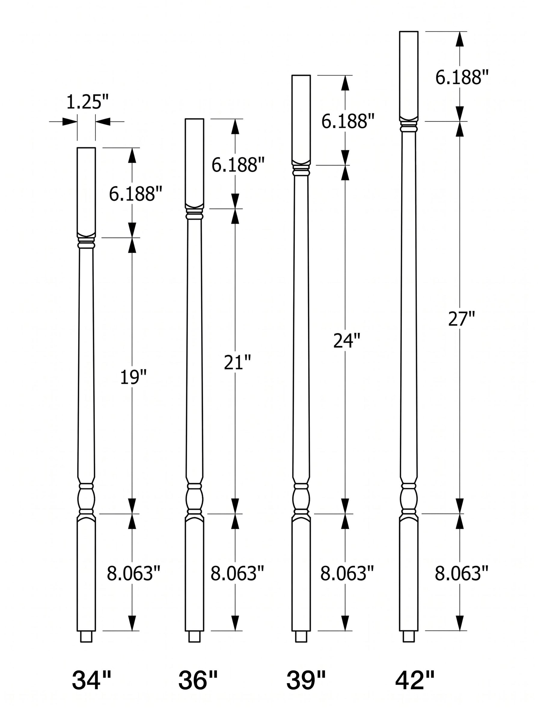 Colonial 5141 Baluster