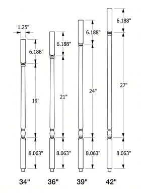 Colonial 5141 Baluster