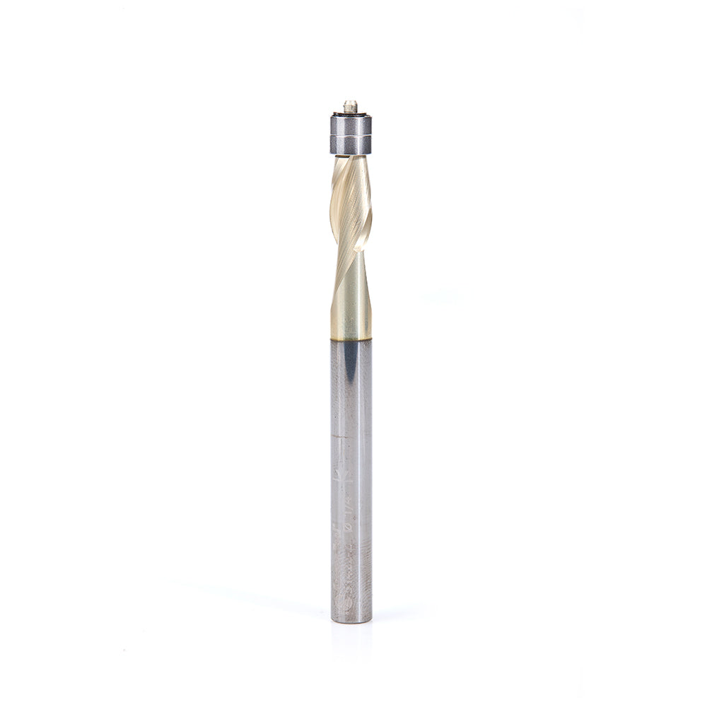 Amana Tool Solid Carbide Aluminum O Flute Spiral Trim Bits