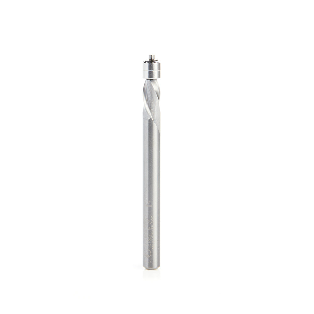 Amana Tool Solid Carbide Aluminum O Flute Spiral Trim Bits