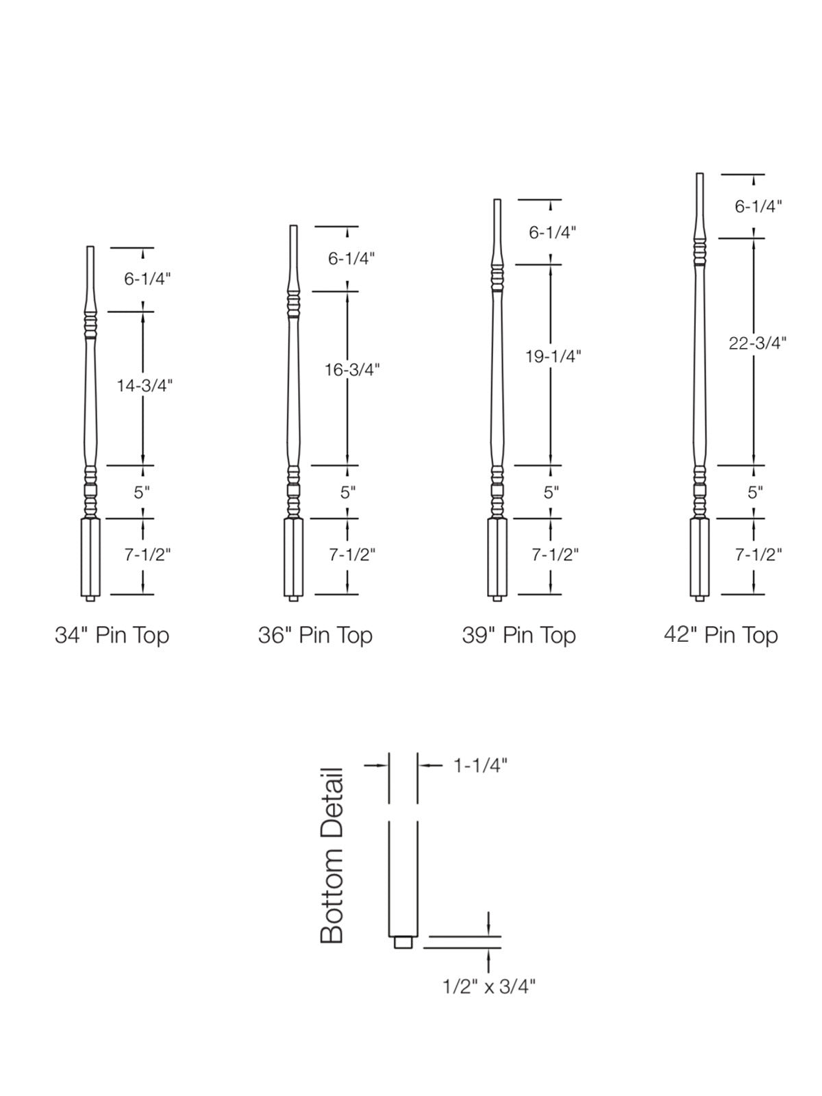 Hampton 5200 Baluster