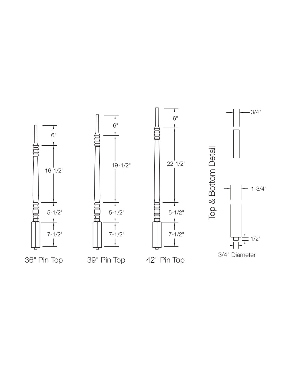 Hampton 5300 Baluster