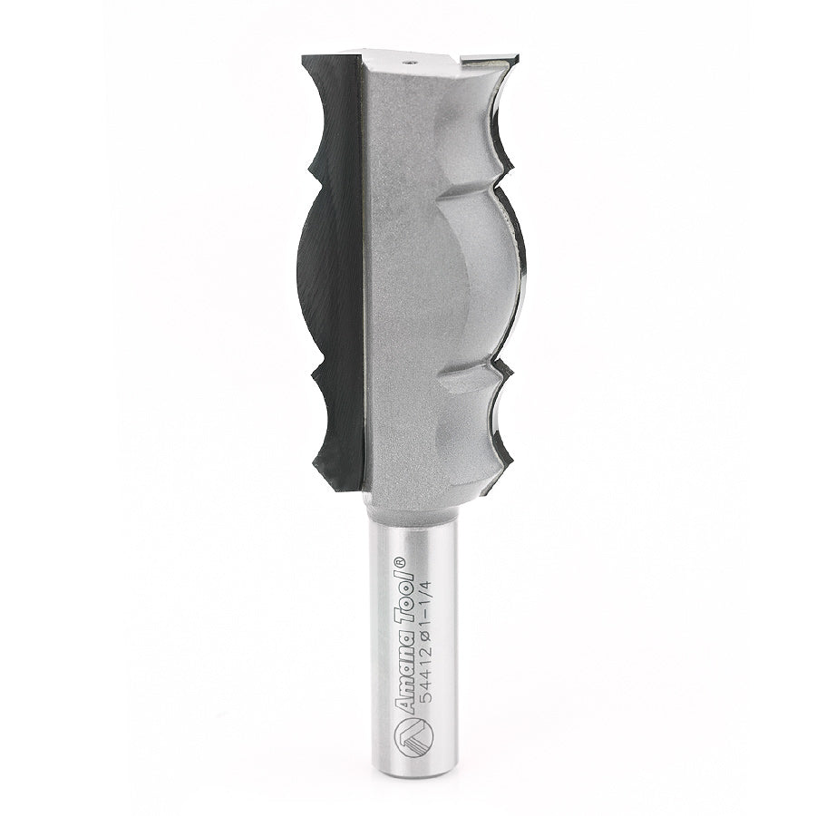 #option_54412 Carbide Tipped Reversible Crown Molding 3/8 x 7/8 x 7/16 Radius x 1-1/4 Dia x 2-7/16 x 1/2 Inch Shank