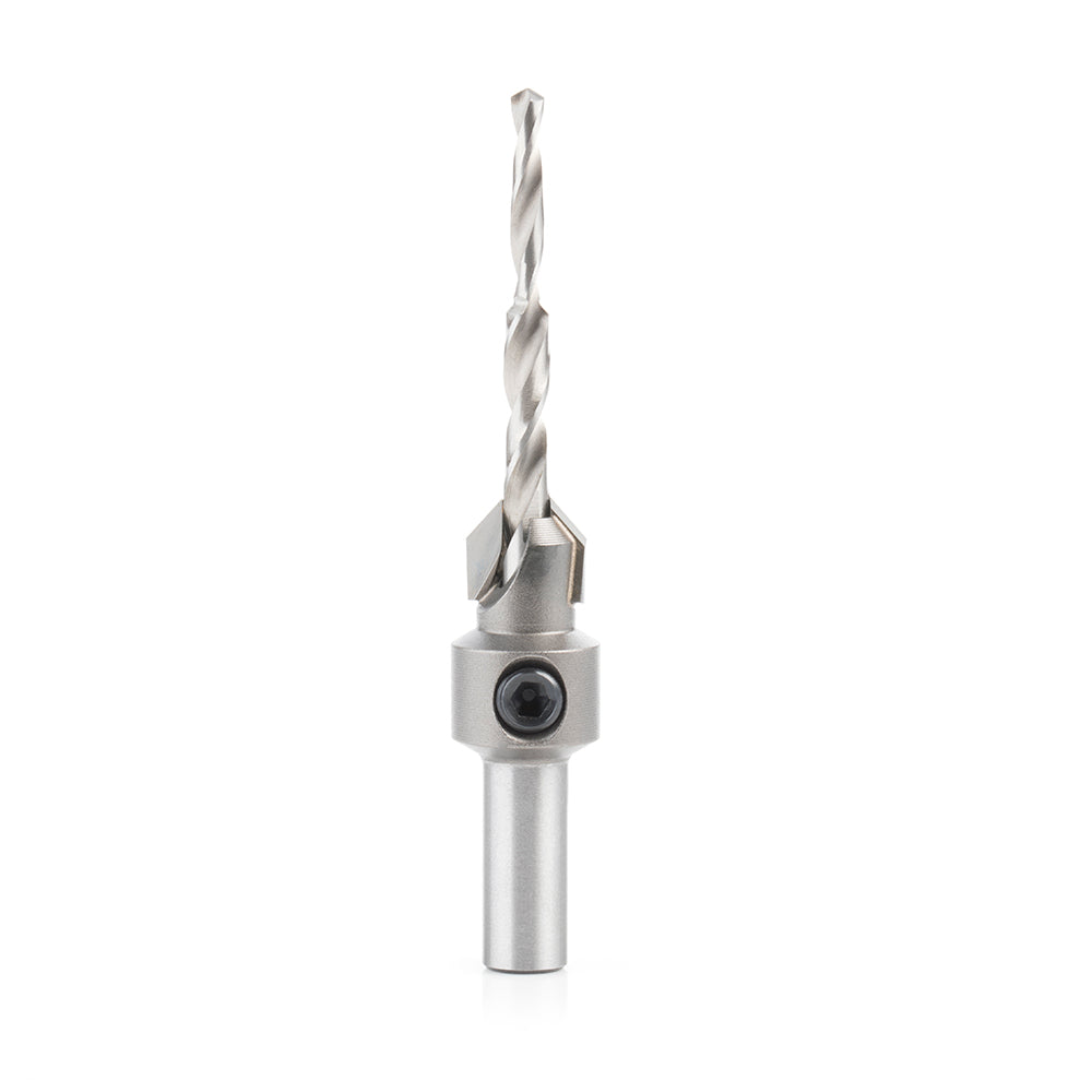 #option_55124 - 82 Deg Countersink w Slow Spiral Stepped Drill, #8 & #9-10 Screws 7/16 Dia x 11/64 Drill Dia x 5/16 Round Shank