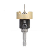 #option_55156 - 82 Deg w Tapered Drill & Adj. Depth Stop w No-Thrust BB 3/8 Dia x 5/64 Drill Dia x 1/4 Inch Quick Release Hex Shank