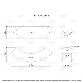Fitting 5614 - Up Easing 90º