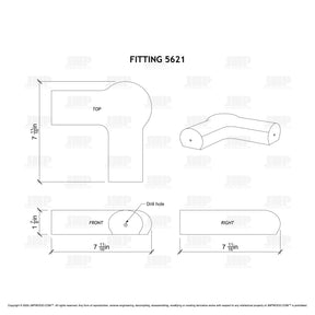 Fitting 5621 - Quarter Turn with Cap 90º