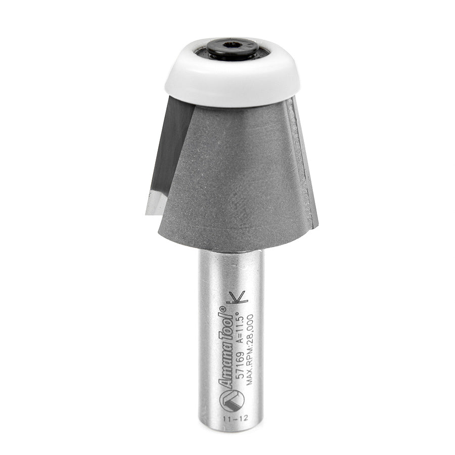 #option_57169 - Bevel Lansen Edge Sink Solid Surface 1-3/16 Dia x 1 x 1/2 Inch Shank