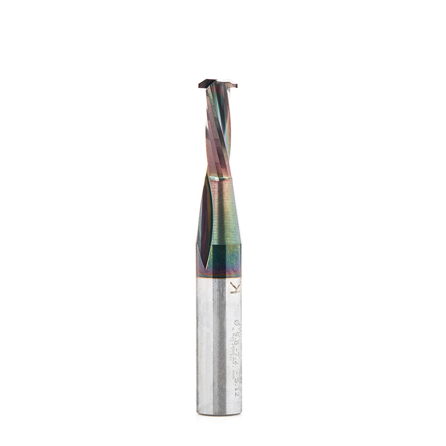 #option_59740 Solid Carbide CNC Spiral DLC Coated 9.8mm Dia x 23mm x 12mm Shank