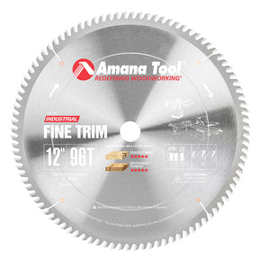 Amana Tool Plywood / Solid Wood / Chipboard Cutting Saw Blades For Extra Smooth Cut