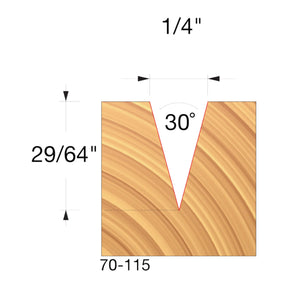Freud Engraving V Groove Router Bits