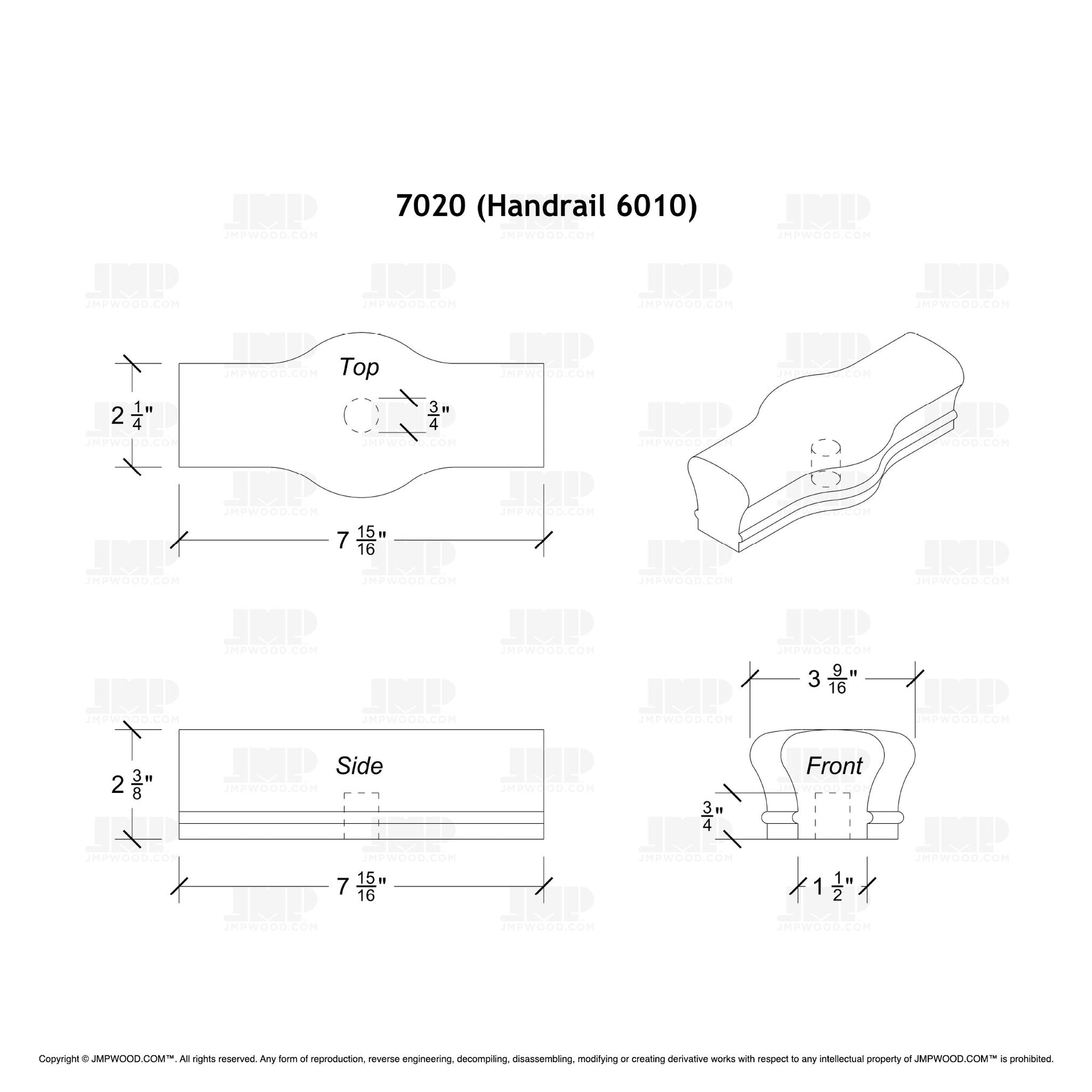 Fitting 20 - Tandem Cap