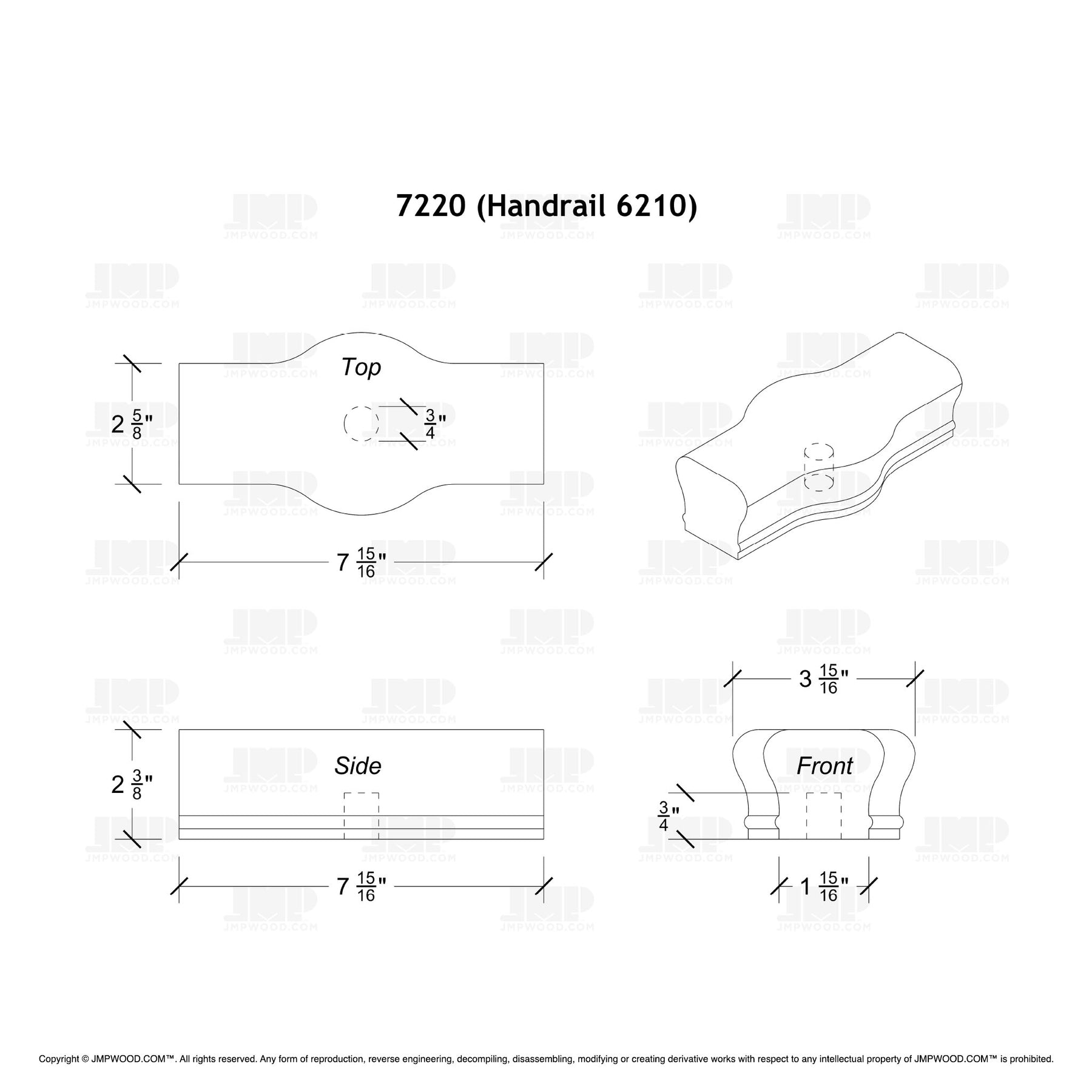 Fitting 20 - Tandem Cap
