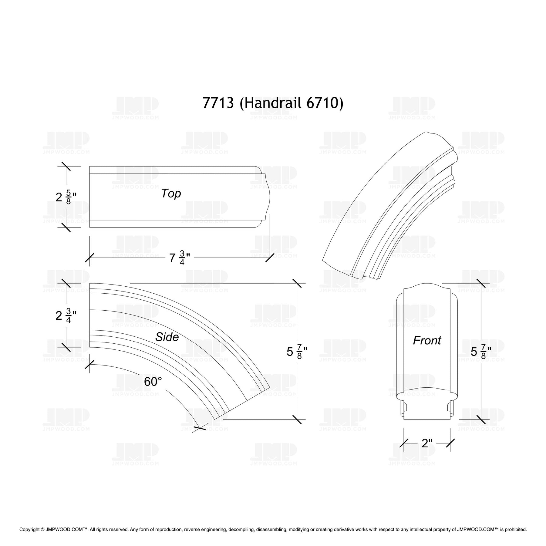 Fitting 13 - Over Easing 60º