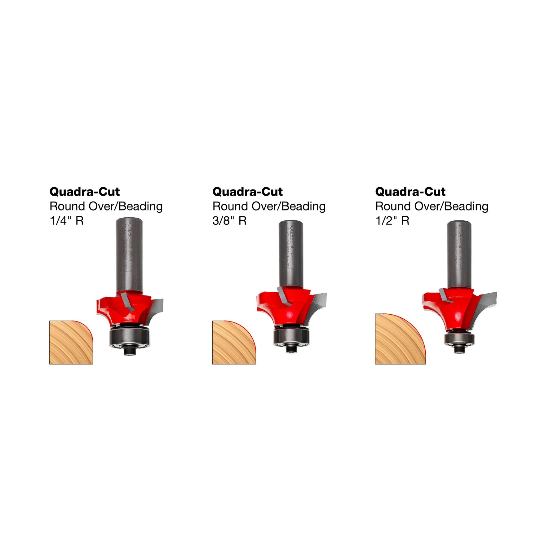 Freud Round Over/Beading Router Bit Sets