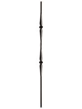 Iron Baluster 9070 - 9/16" Round - Double Knuckle Spoon