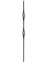 Iron Baluster 9082 - 1/2" Square - Double Basket Slimline