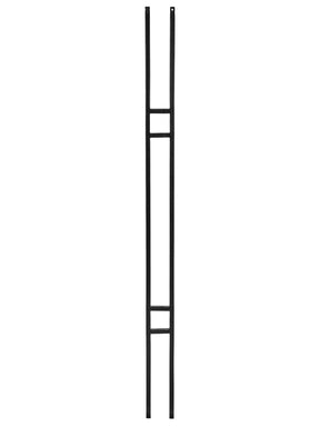 Iron Baluster 9086 - 1/2" Square - Double Panel