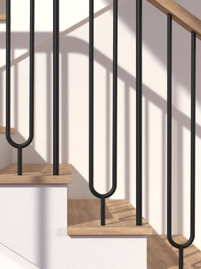 Iron Baluster 9592 - 5/8" Round - Split Oval