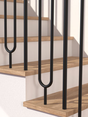 Iron Baluster 9592 - 5/8" Round - Split Oval