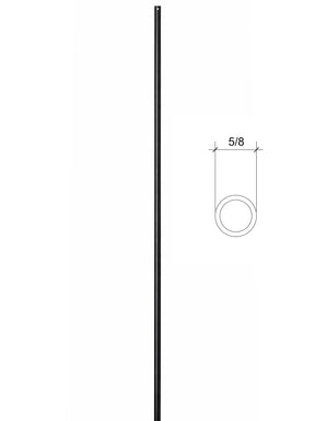 Iron Baluster 9500XL - 5/8" Round - Plain Long Length