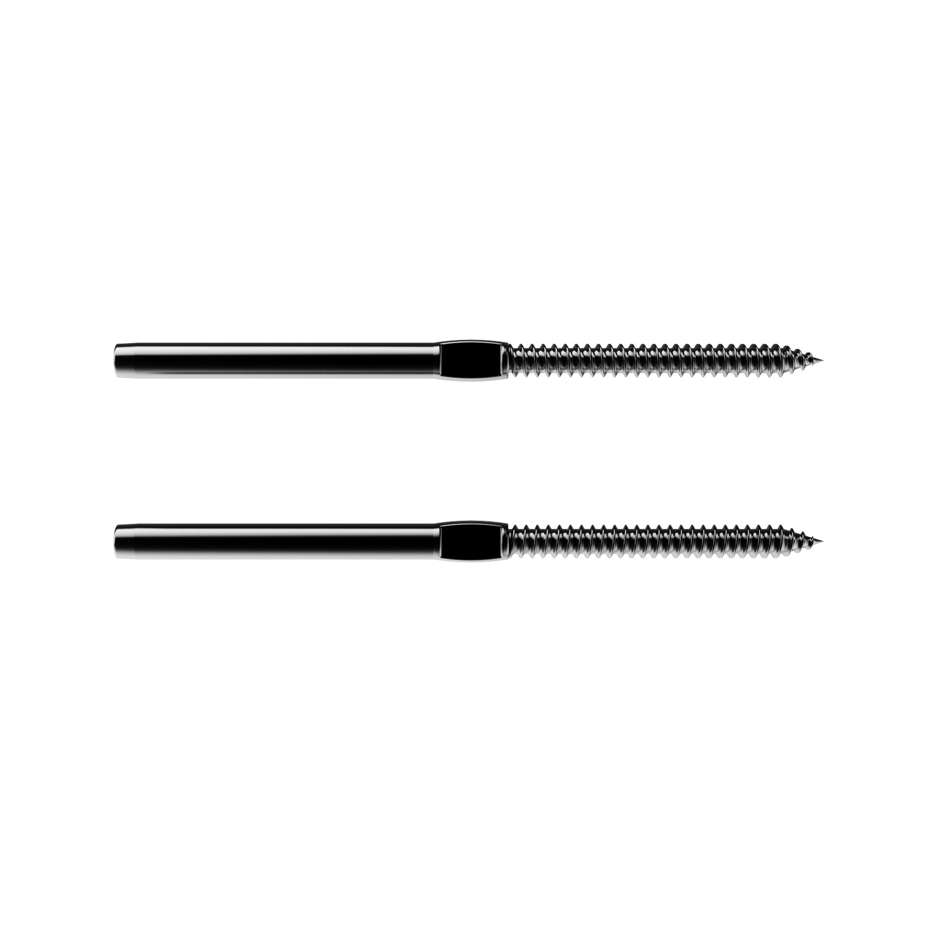 SteelX CC001 1/8" Cable Hardware - Swage Lag Screws (Left & Right)