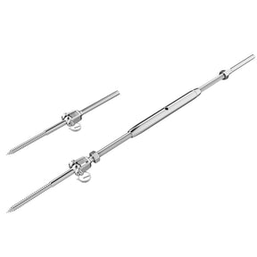 SteelX CC010 1/8" Cable Hardware - Swage Toggle Turnbuckle Hardware