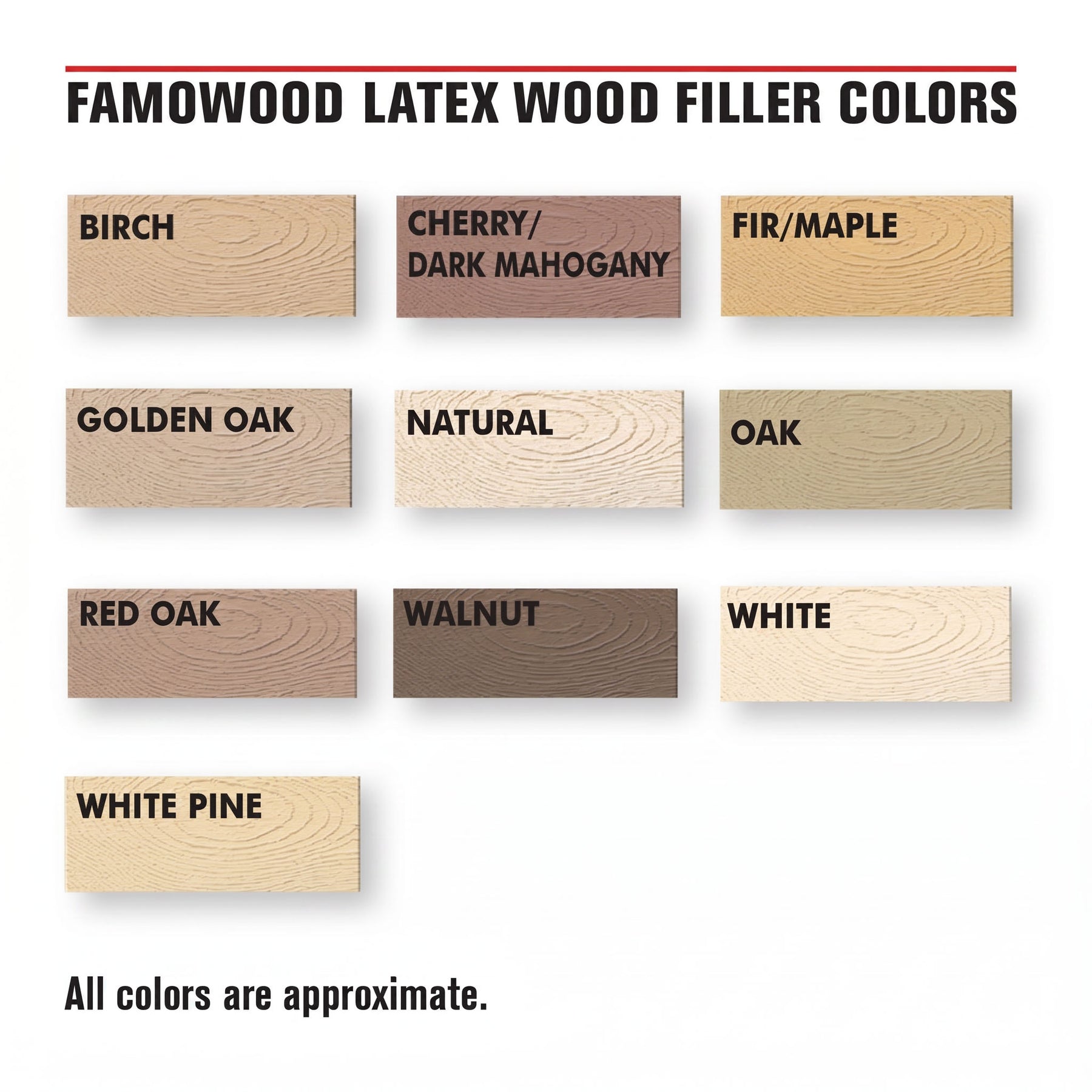 Famowood Latex Wood Filler