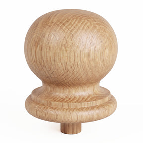 Finial Newel Post Cap FN-0103 - Round Ball Top