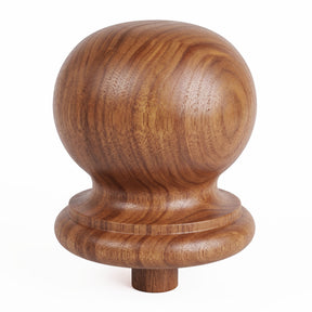 Finial Newel Post Cap FN-0103 - Round Ball Top