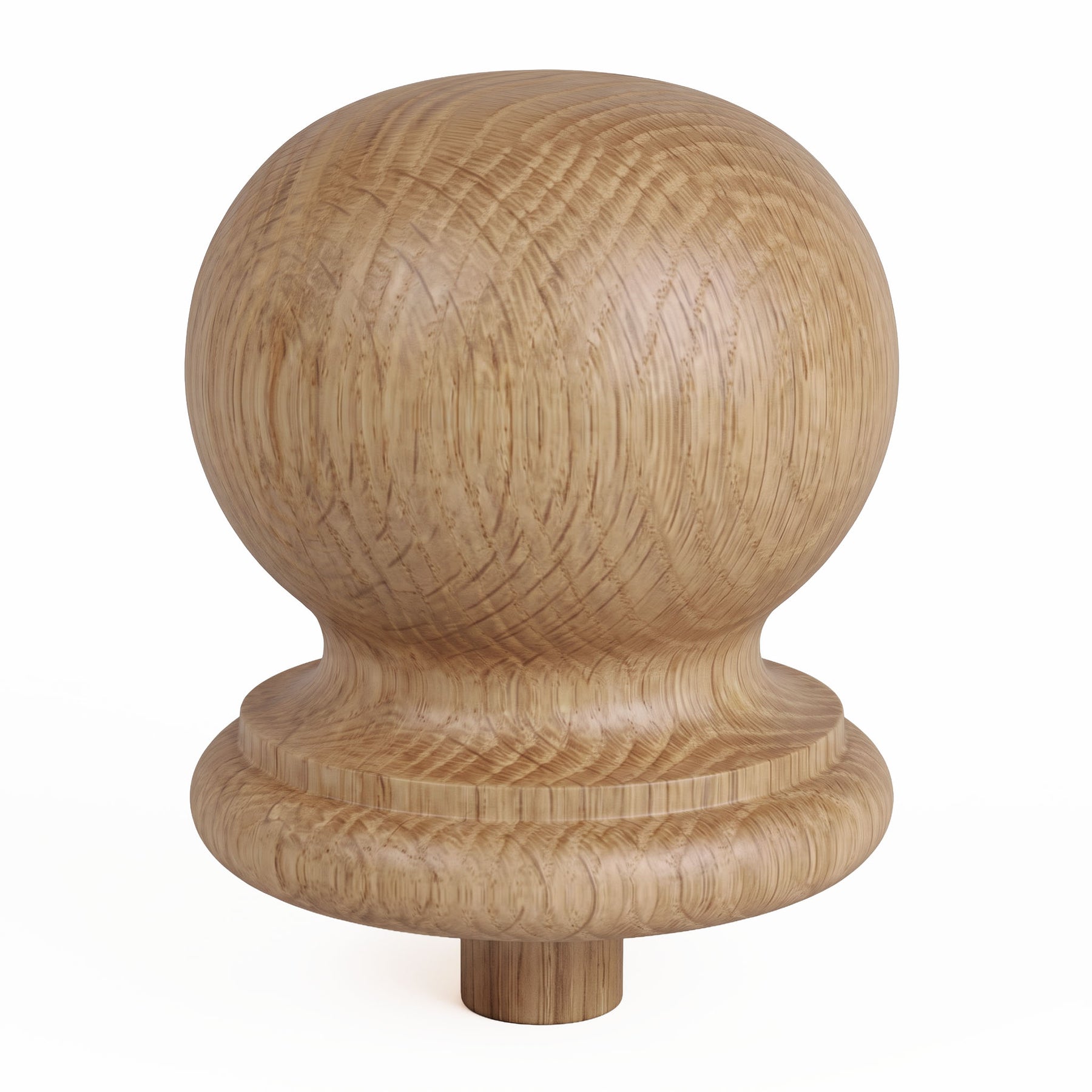 Finial Newel Post Cap FN-0103 - Round Ball Top